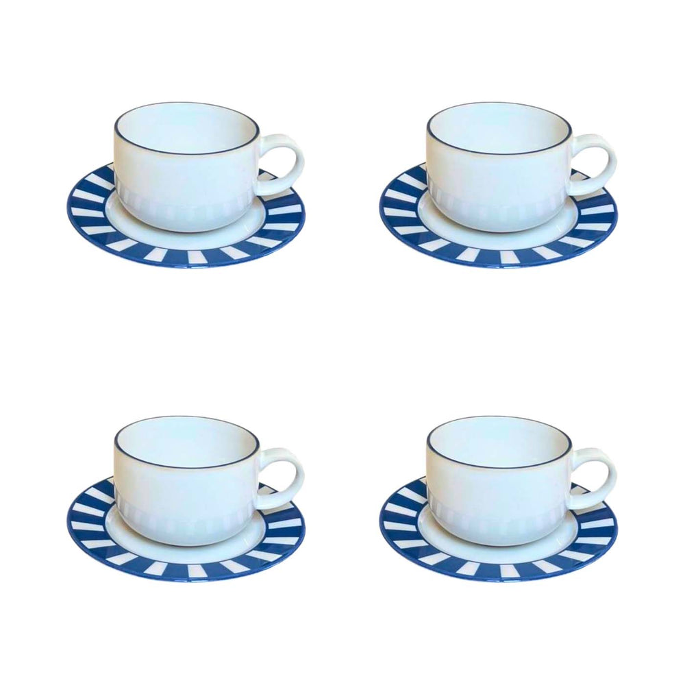 Essentials Mug and Saucer (Set of 4)
