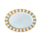 Essentials Oval Serving Plate  option Yellow / White