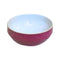 Essentials Serving Bowl  option Burgundy / White