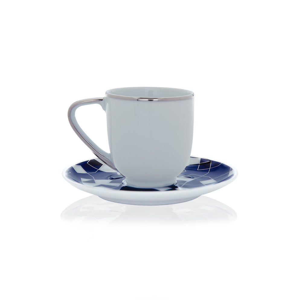 Night Coffee Cup and Saucer (Set of 6)