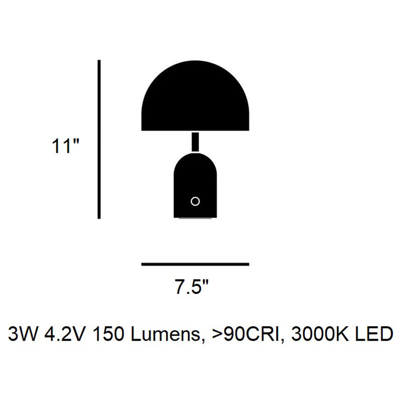 Bell Portable LED Table Lamp