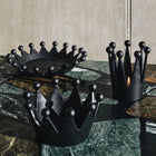 Cast Crown Candle Holder