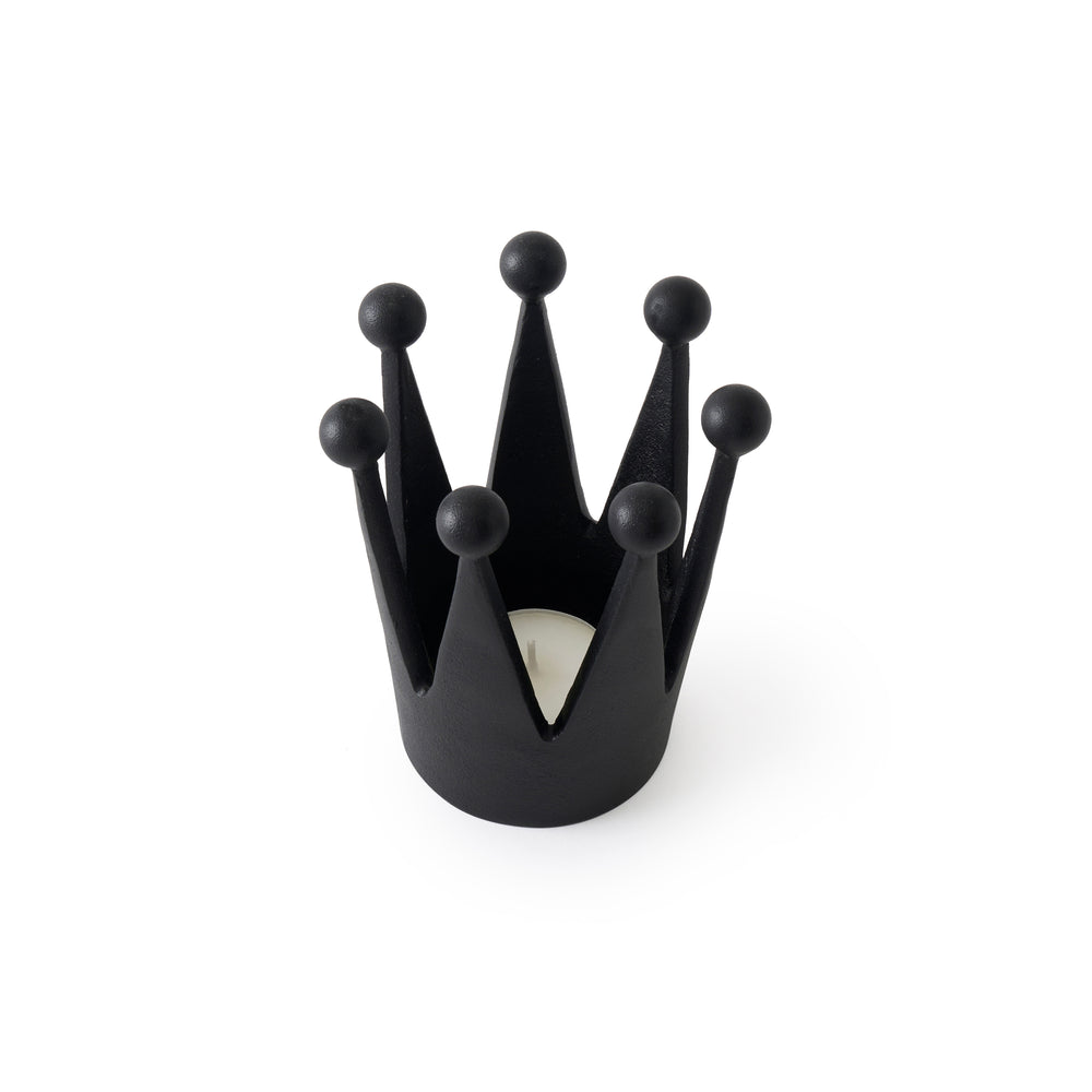 Cast Crown Candle Holder
