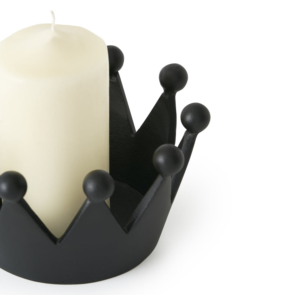 Cast Crown Candle Holder