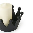 Cast Crown Candle Holder