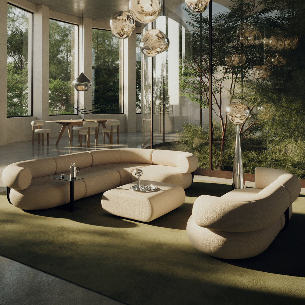 Fat 4-Seater Right Corner Modular Sofa