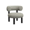 Fat Lounge Chair  option Black Wood