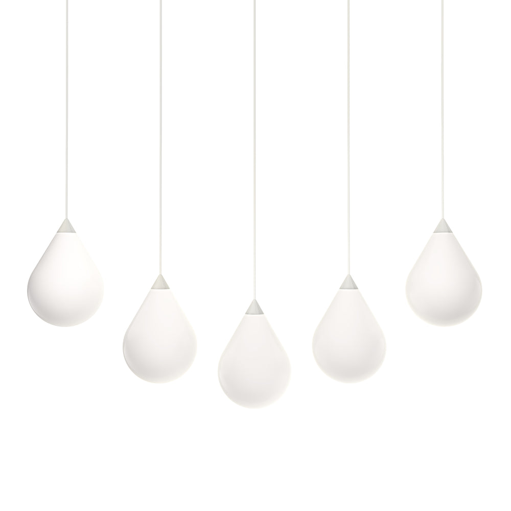 Flare Bead Linear LED Chandelier
