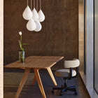 Flare Bead Linear LED Chandelier