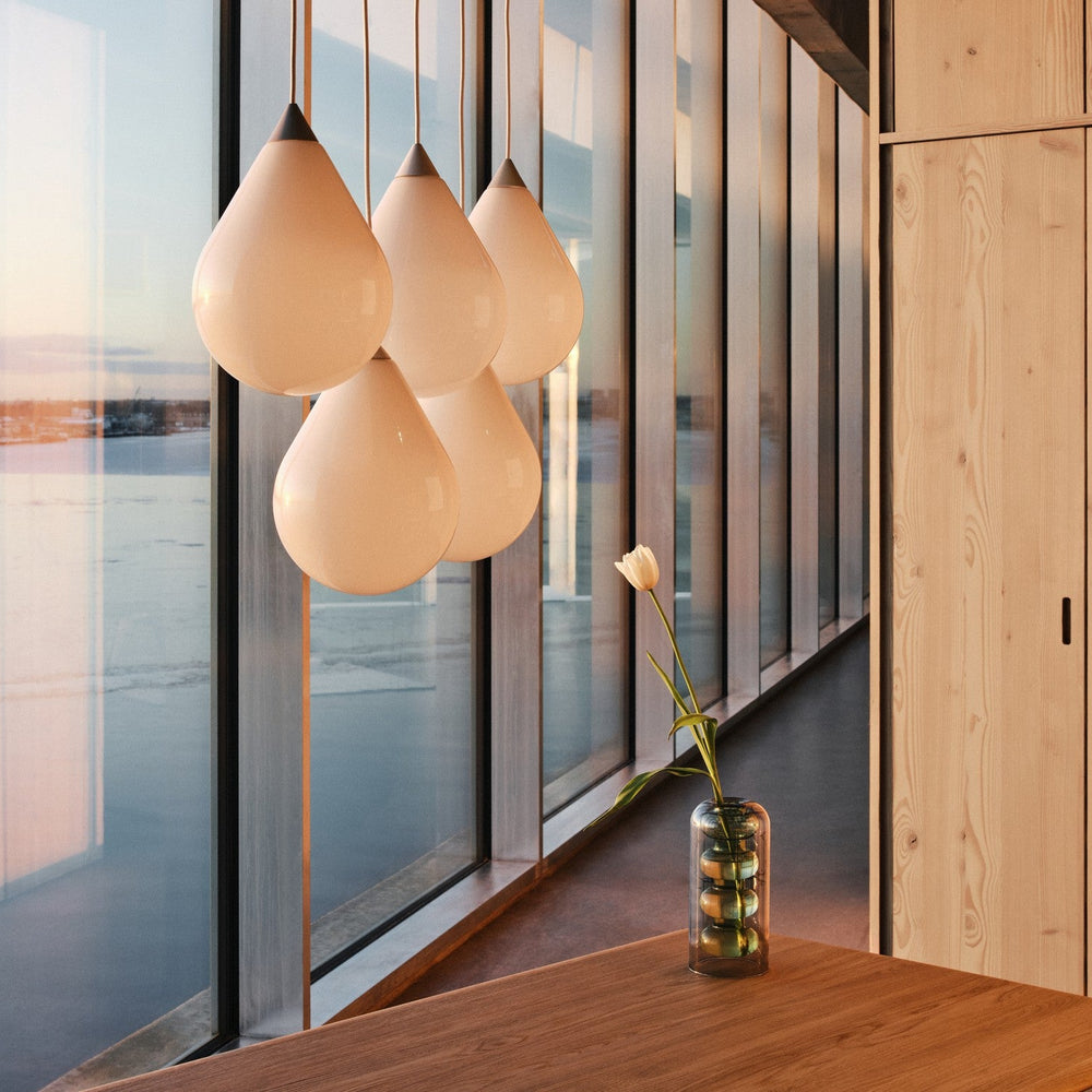 Flare Bead Linear LED Chandelier