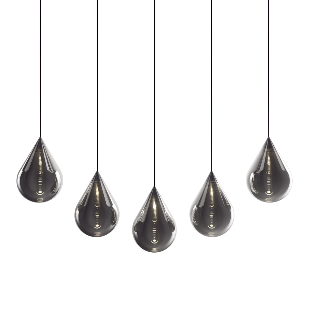 Flare Bead Linear LED Chandelier