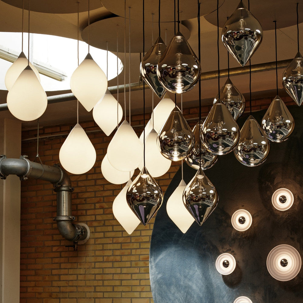 Flare Bead Round LED Chandelier