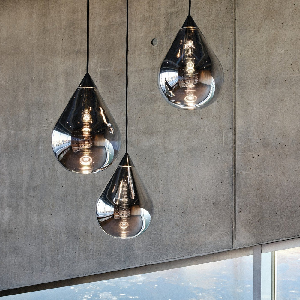 Flare Bead Round LED Chandelier