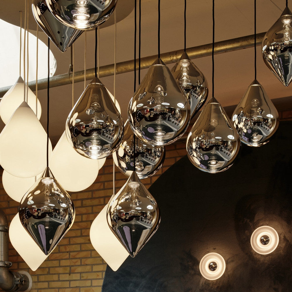 Flare Bead Round LED Chandelier