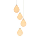 Flare Bead Round LED Chandelier