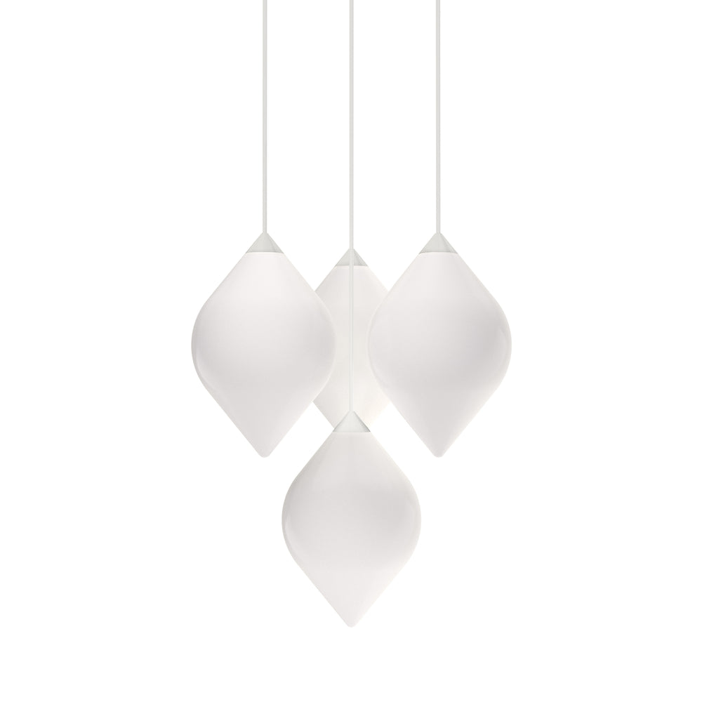 Flare Top Round LED Chandelier