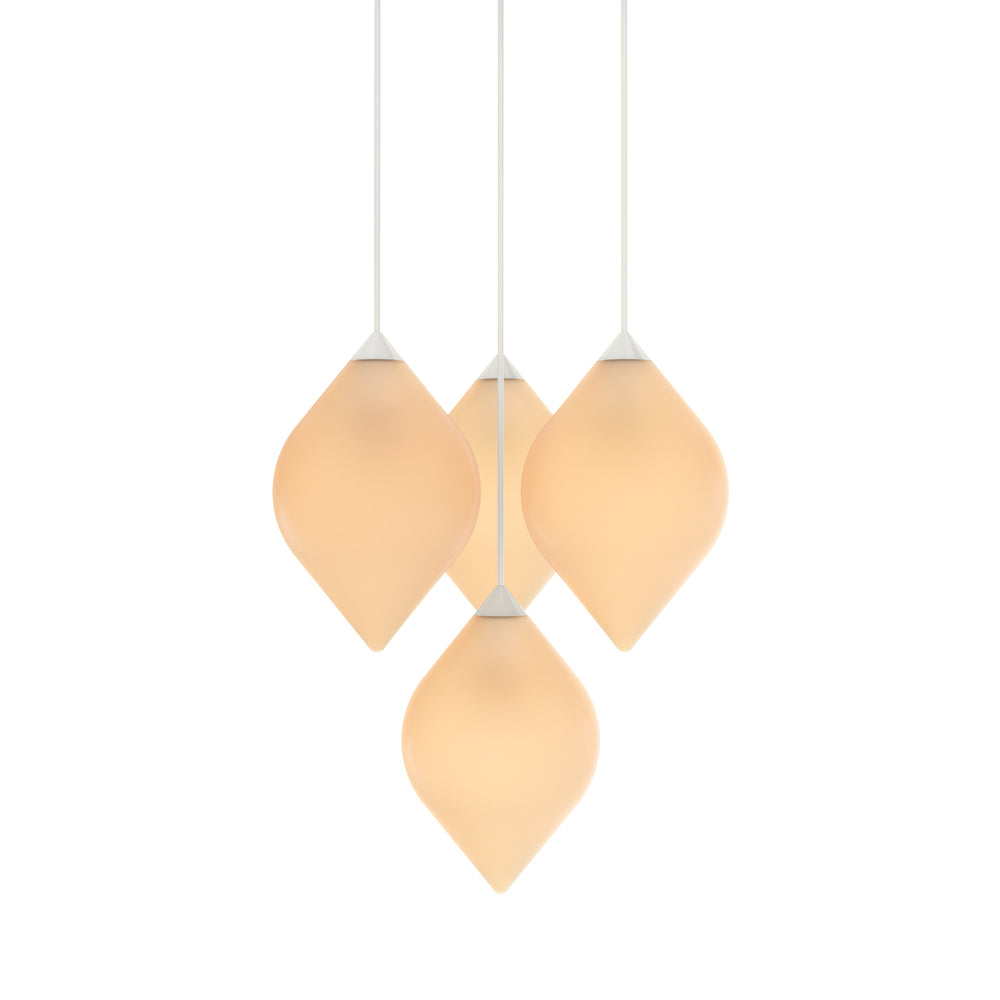 Flare Top Round LED Chandelier