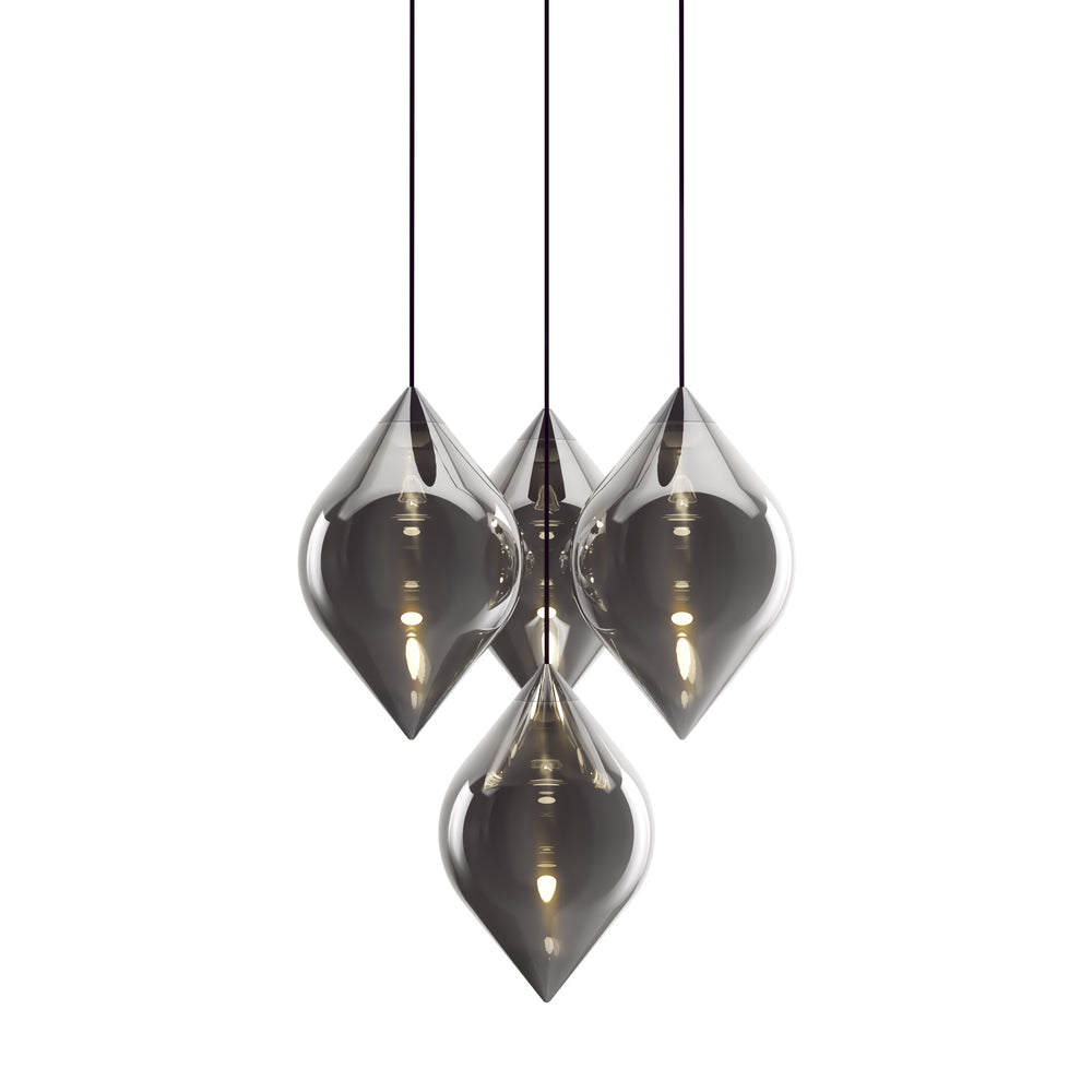 Flare Top Round LED Chandelier