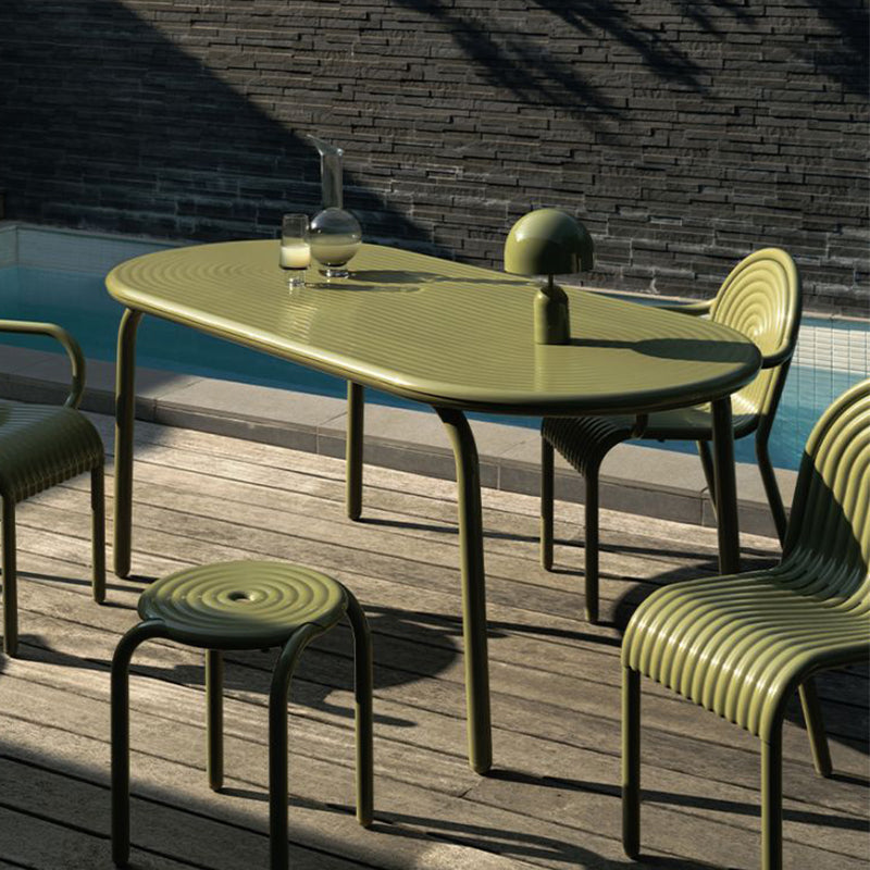 Groove Obround Dining Table
