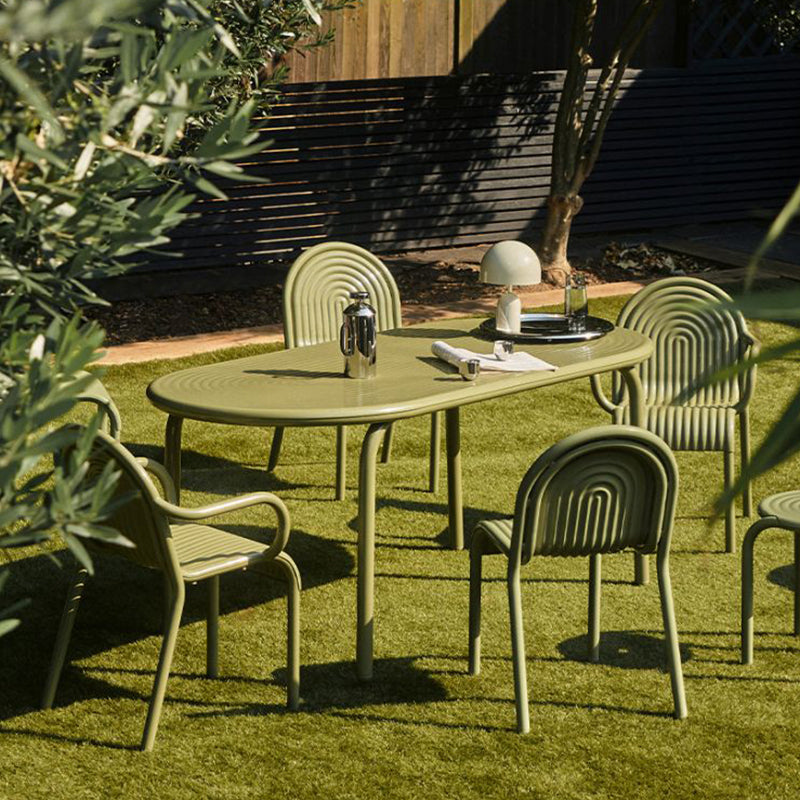 Groove Obround Dining Table
