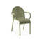 Groove Dining Armchair  option Moss
