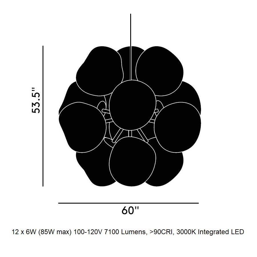 Melt Burst LED Chandelier