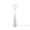 Melt Cone Fat LED Floor Lamp  option Opal / Silver