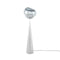 Melt Cone Fat LED Floor Lamp  option Silver