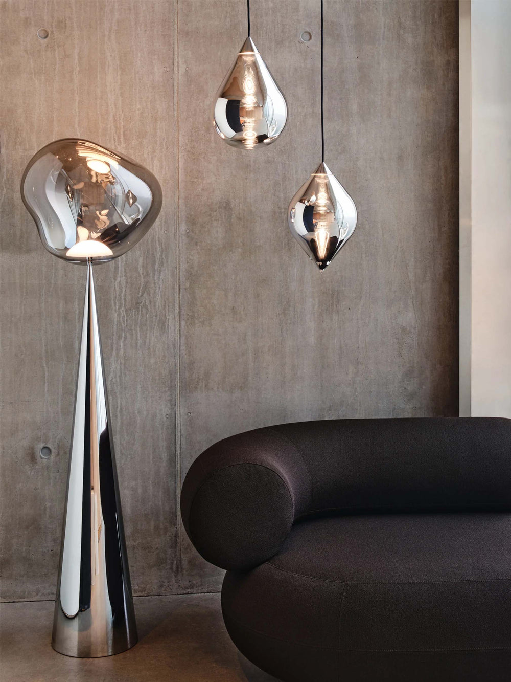 Melt Cone Fat LED Floor Lamp