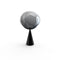 Melt Cone Fat LED Table Lamp  option Nickel