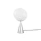 Melt Cone Fat LED Table Lamp  option Opal / Silver
