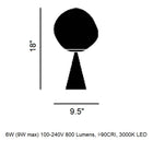 Melt Cone Fat LED Table Lamp