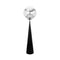 Mirror Ball Fat LED Floor Lamp  option Silver