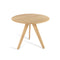 Slab Round Table  option Natural
