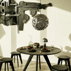 Slab Round Table