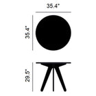 Slab Round Table