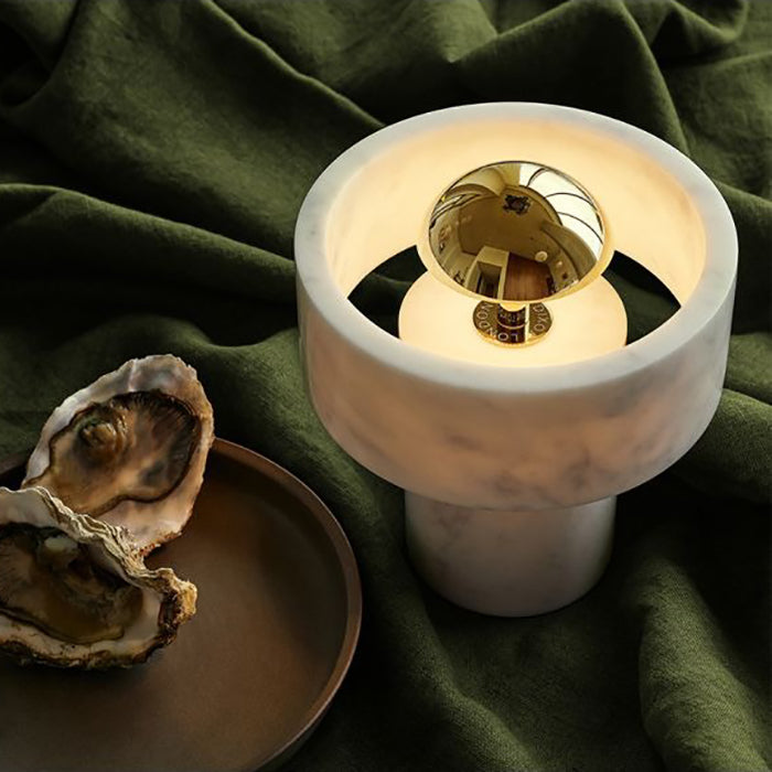 Stone Portable LED Table Lamp