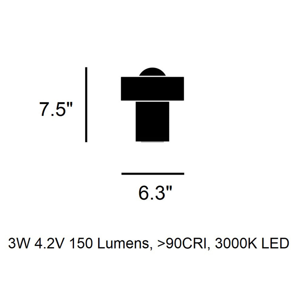 Stone Portable LED Table Lamp