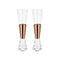 Tank Champagne Glass (Set of 2)  option Copper