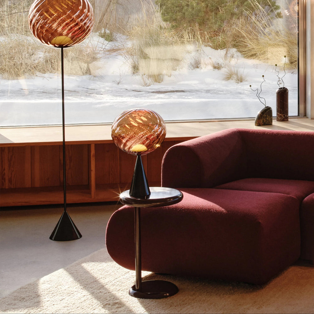 Whirl Cone Fat LED Table Lamp