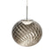 Whirl LED Pendant Light  option Silver