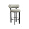 Fat Stool  option Polish Black Steel