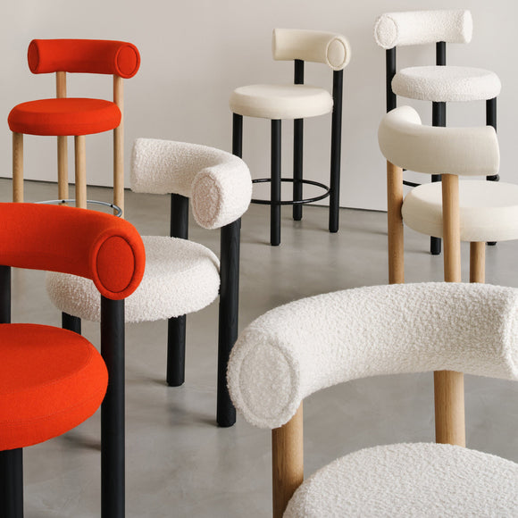 Tom Dixon. トムディクソン　スツール　FAT STOOL ブラック2脚 Tom Dixon Fat Stool - 2Modern