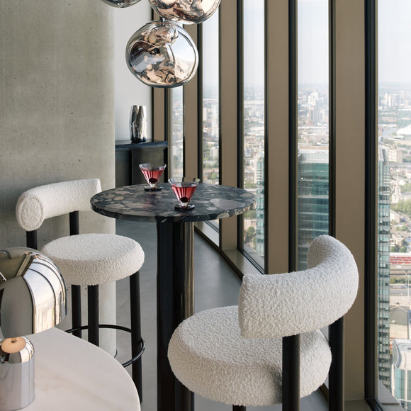 Tom Dixon. トムディクソン　スツール　FAT STOOL ブラック2脚 Tom Dixon Fat Stool - 2Modern