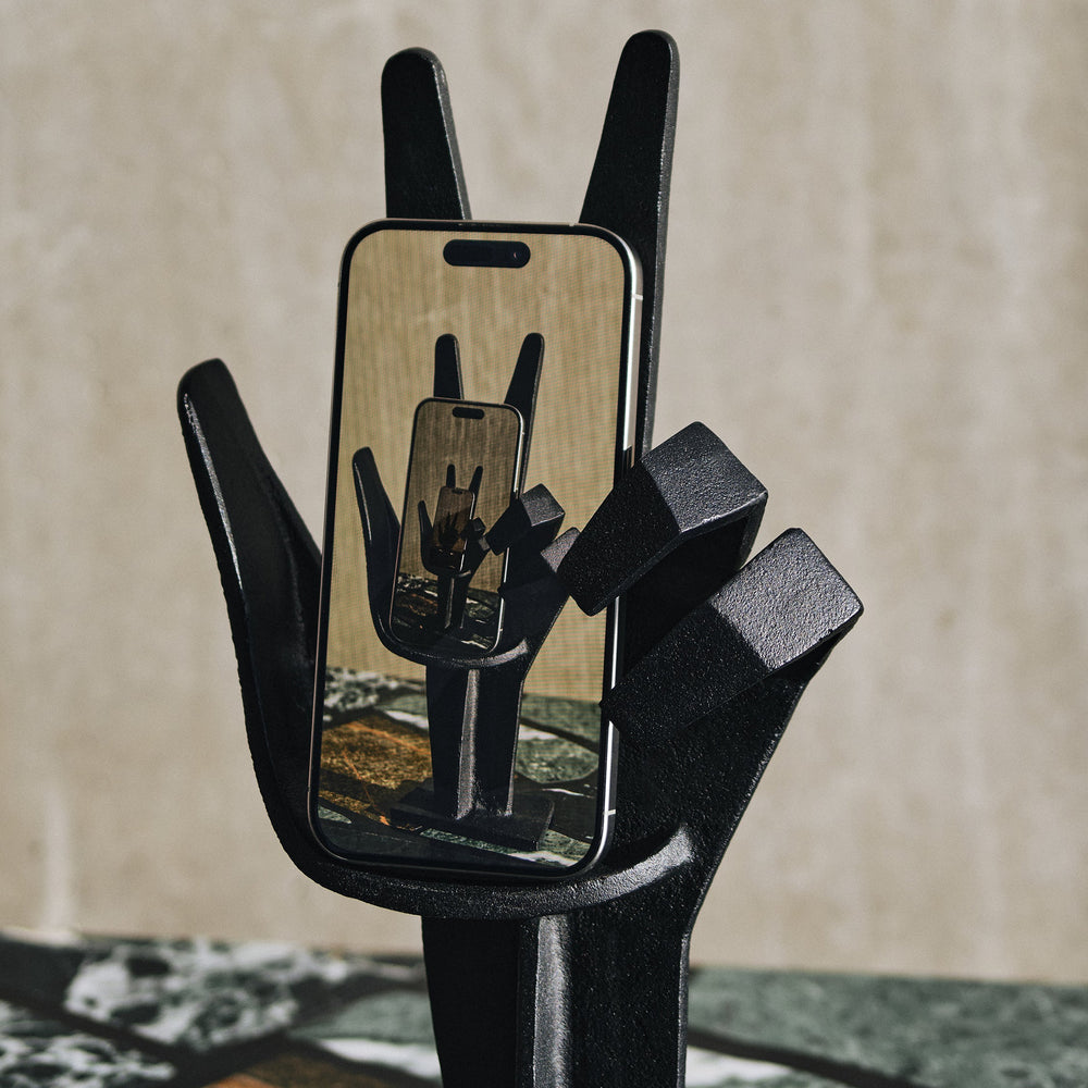 Cast Hand Stand Sculpture