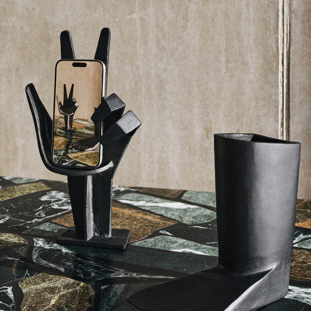 Cast Hand Stand Sculpture