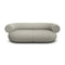 Fat 2.5 Seater Modular Sofa  option Kvadrat Elle Boucle Grey White 0230