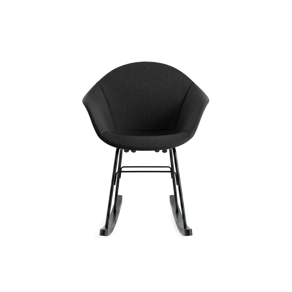 TA Upholstered Rocking Chair with Metal Base