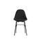 TA Upholstered Side Chair with Metal Base  option Black Powder Coated