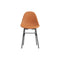TA Upholstered Side Chair with Metal Base  option Cognac PU